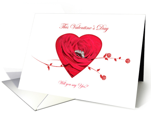 Valentine's Day Proposal card (551104)