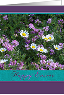 Easter Wild Flowers card