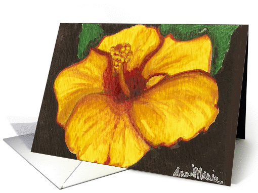 Blank Notecard Floral Collection Art by AnnaMarie card (208668)