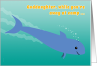 Goddaughter Away at Camp Porpoise Diving into the Ocean Fun card