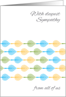 Sympathy from Group All of Us Suitable for Business Aspen Leaves card