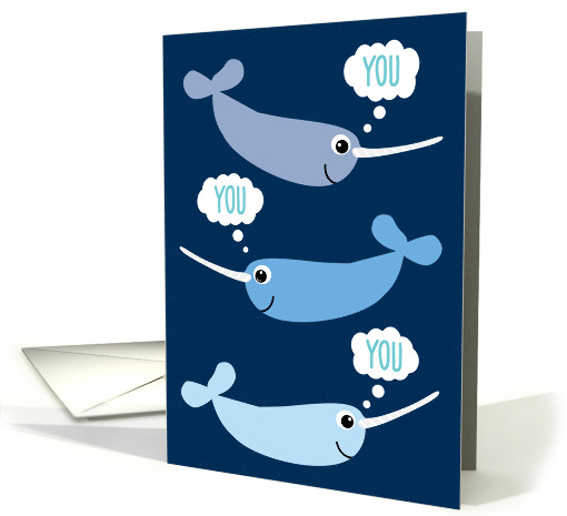 Fun Thinking of You Narwhals with Thought Bubbles... (1481584)
