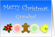 Christmas Cookies for Grandpa card