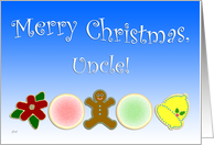 Christmas Cookies Uncle card