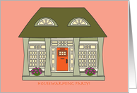 Housewarming Party Invitations Craftsman Bungalow card