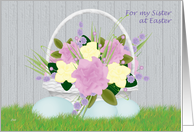 Easter Basket Sister card