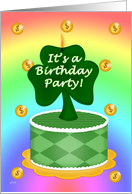 St. Patrick’s Birthday Party Invitation card