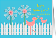 Mother’s Day from Daughter Bird & Flowers card