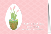 Tulip & Easter Eggs Granddaughter card