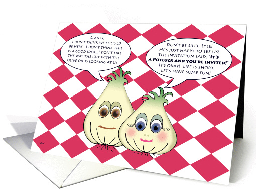 Garlic Guys Potluck Invitation card (395941)
