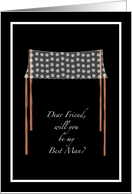 Chuppah Friend Best Man Invite card