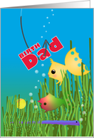 He’s a Keeper! Father’s Day Birth Dad card