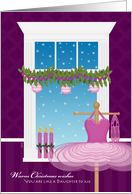 Christmas Like a Daughter Ballet Dance card