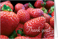Thank You Hospitality Strawberries card
