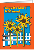 Bridal Shower Invitations Sunflowers card