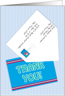 Thank You Letter Carrier Postal Worker Mailman card