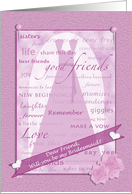 Be My Bridesmaid Friend Wedding Scrapbook card