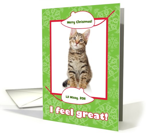 Veterinarian Christmas Photo Card from Cat with Mice and... (879463)
