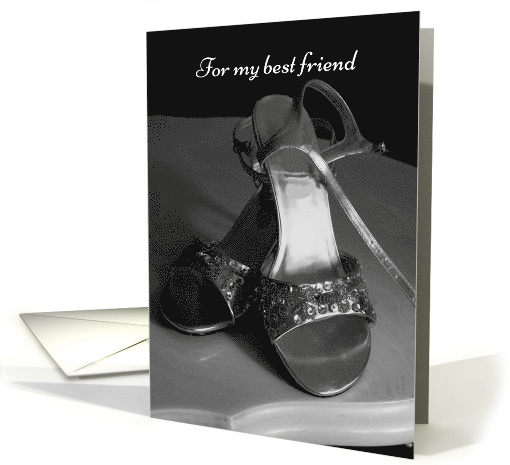Lovely Shoes Best Friend Bridesmaid Invitation card (361779)