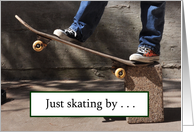 Happy Birthday, Skateboard Boy card