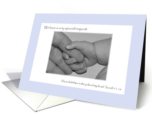 Will You Please Be Our Son's Godparents Scripture card (847705)