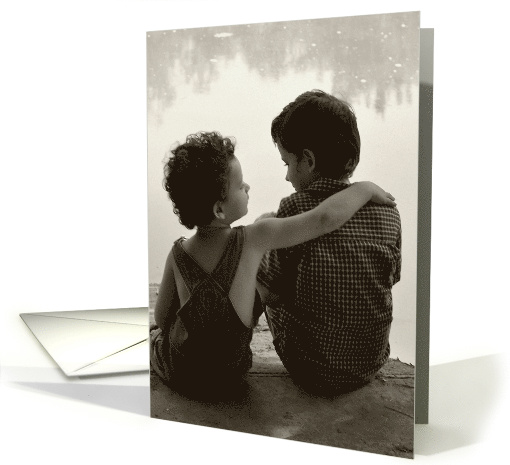 Two Little Boys (Blank Inside) card (947693)