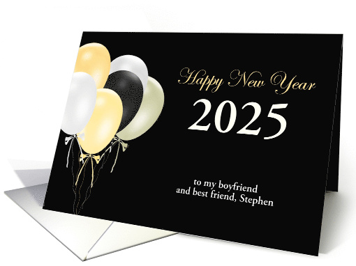 2024 Happy New Year to boyfriend Custom card (1015279)