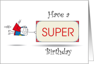 Have a Superhero Birthday card