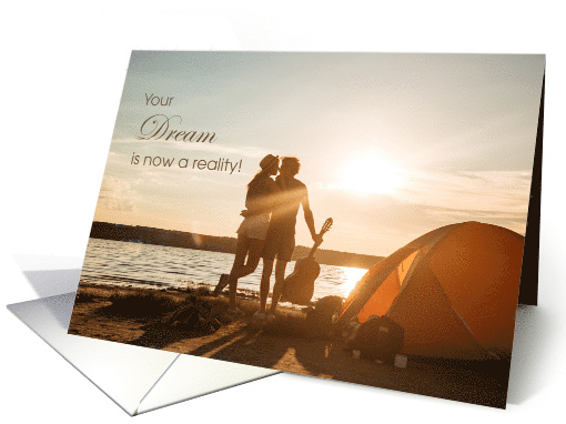 New Lake House Your Dream is Now a Reality card (1547706)