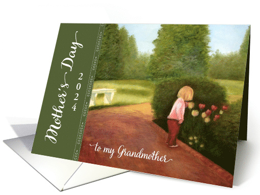 Mother's Day from Granddaughter Little Girl in Park card (401165)