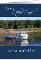 Like a Dad on Father’s Day - Fishing Boat card