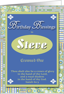 Birthday Blessings - Steve card