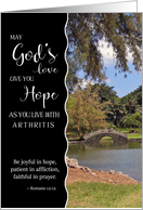 Hope for Arthritis - Inspirational Japanese Garden card