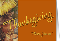 Thanksgiving Invitation card