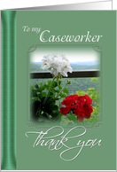 Caseworker - Thank you flowers card