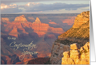 Thank you Confirmation Sponsor Grand Canyon card