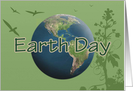 Earth Day - green card