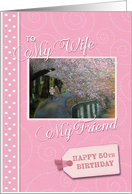 50th birthday to wife from husband card