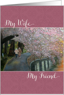 Anniversary - My Wife My Friend card