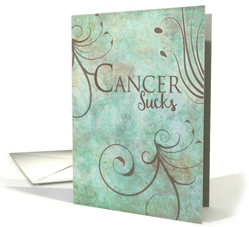 Cancer Sucks - Patient Encouragement card (806237)