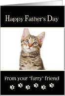 Happy Father’s Day from Cat - custom photo card