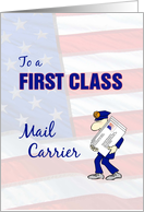 Congratulations on Retirement - Mail Carrier card