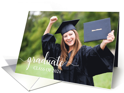 Graduation Announcement, Class of 2024 Custom Photo card (921068)
