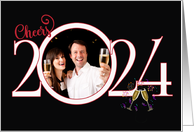 Cheers 2024 New Year’s Photo card