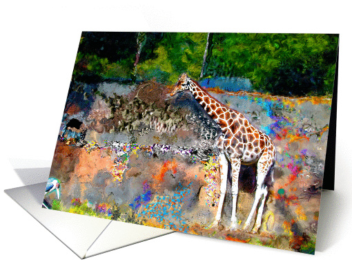 Giraffe card (221284)