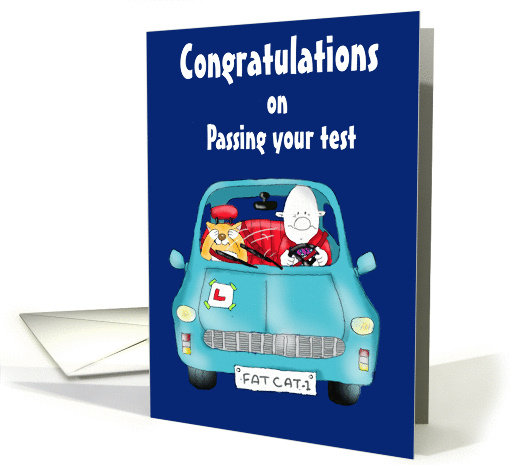 congratulations on passing your test card (369824)