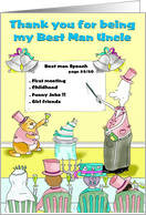 Thank you best man Uncle card