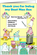 Best man Son card