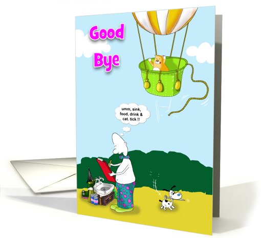 Good Bye card (585615)