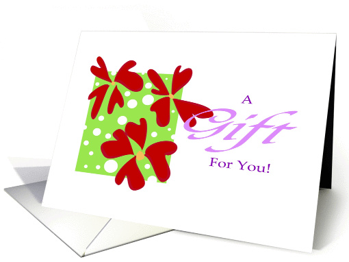 Gift Card Bold Bright Floral card (241694)